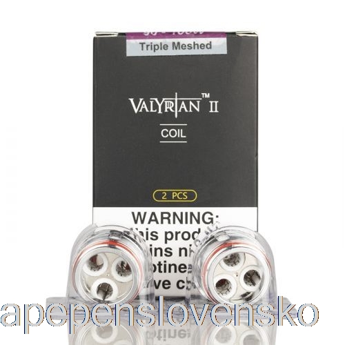 Uwell Valyrian Ii 2 Náhradné Cievky 0,16ohm Un2-3 Trojité Sieťové Cievky Vape Slovensko